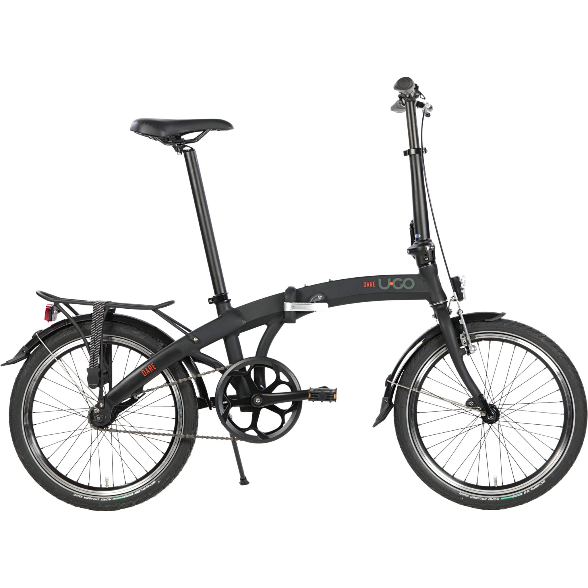 UGO Vouwfiets Premium Dare S1 Rook Zwart