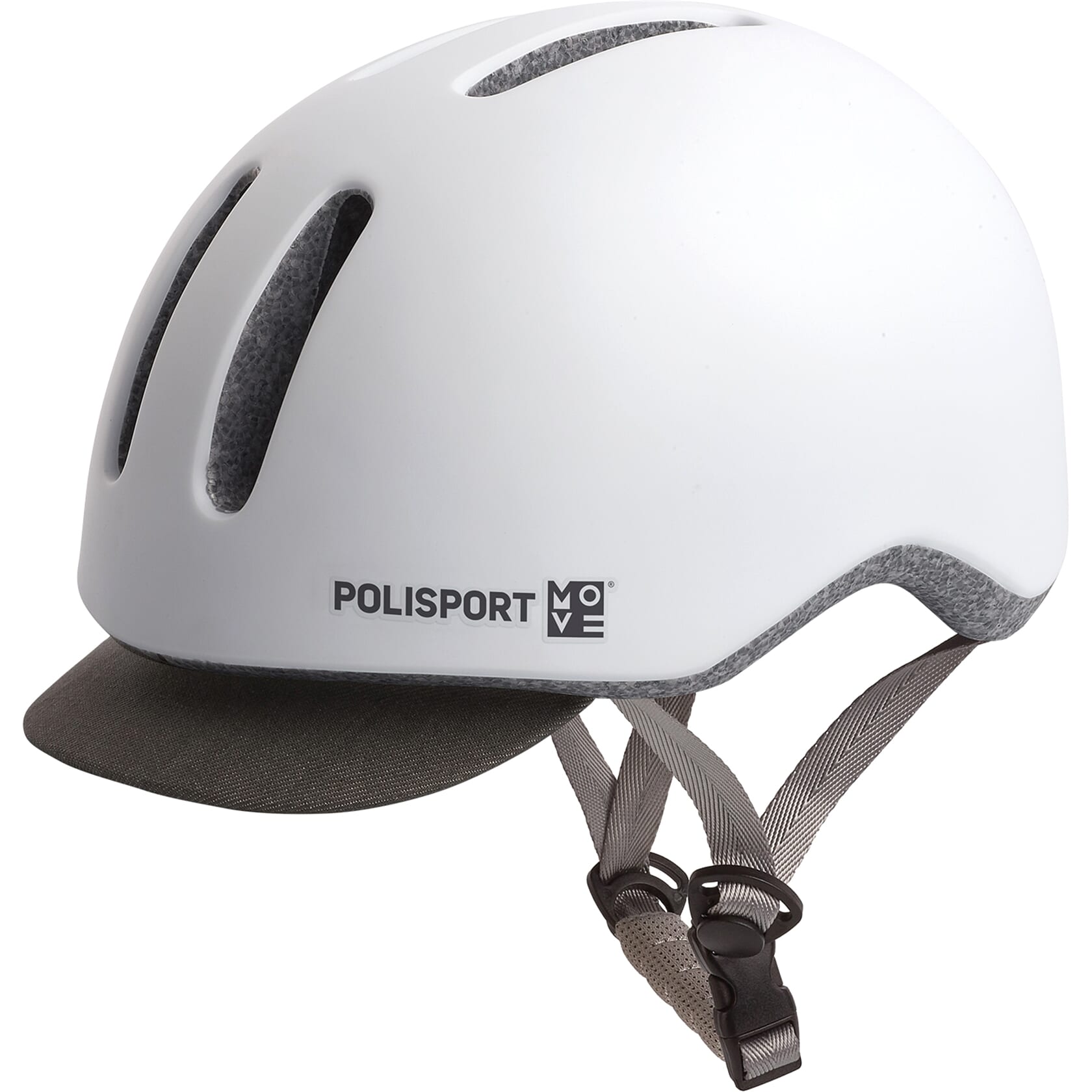 Polisport Helm Commuter M 54-58 Cm Mat Wit