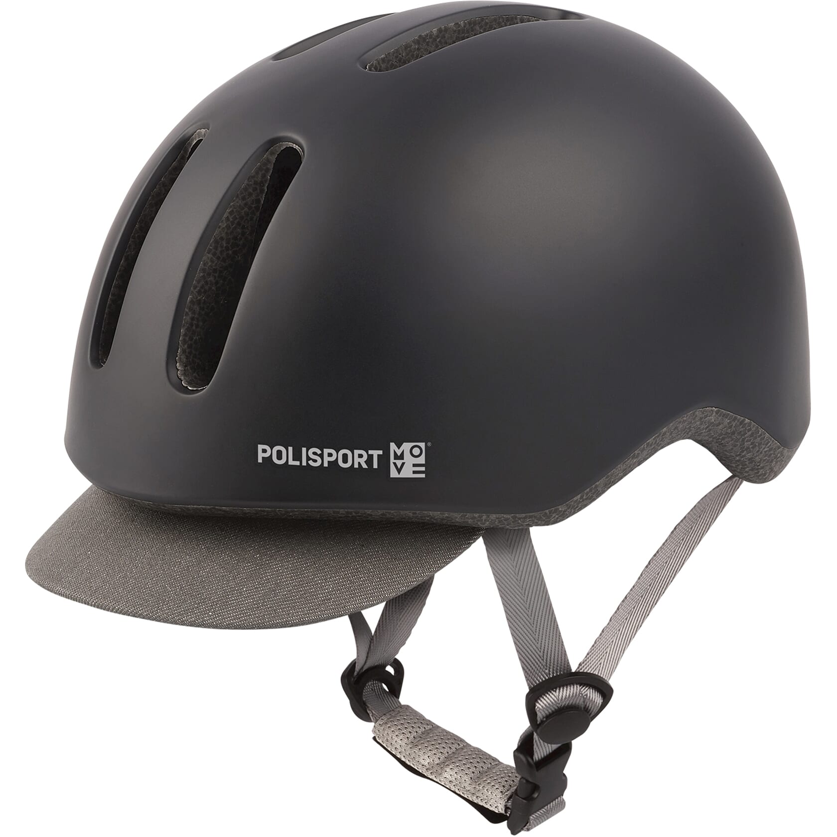 Polisport Helm Commuter L 58-61 Cm Mat Zwart