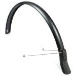 EuroFender spatbord achter Scatto 28 51mm glans zwart