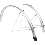 EuroFender spatbord set Elegance 28 46mm zilver