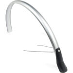 EuroFender spatbord achter Snello 28 51mm zilver