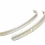 spatbord set 28 Hybride staal zilver