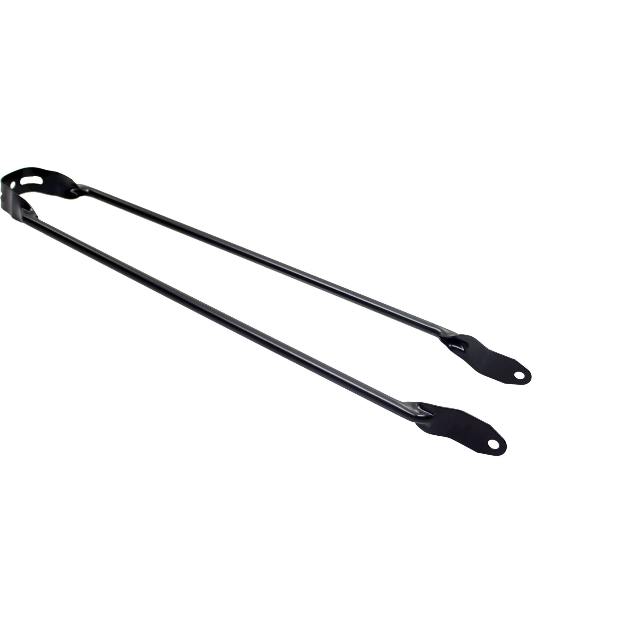 Spatbordstang 28 Pad Bev 6mm Mat Zwart