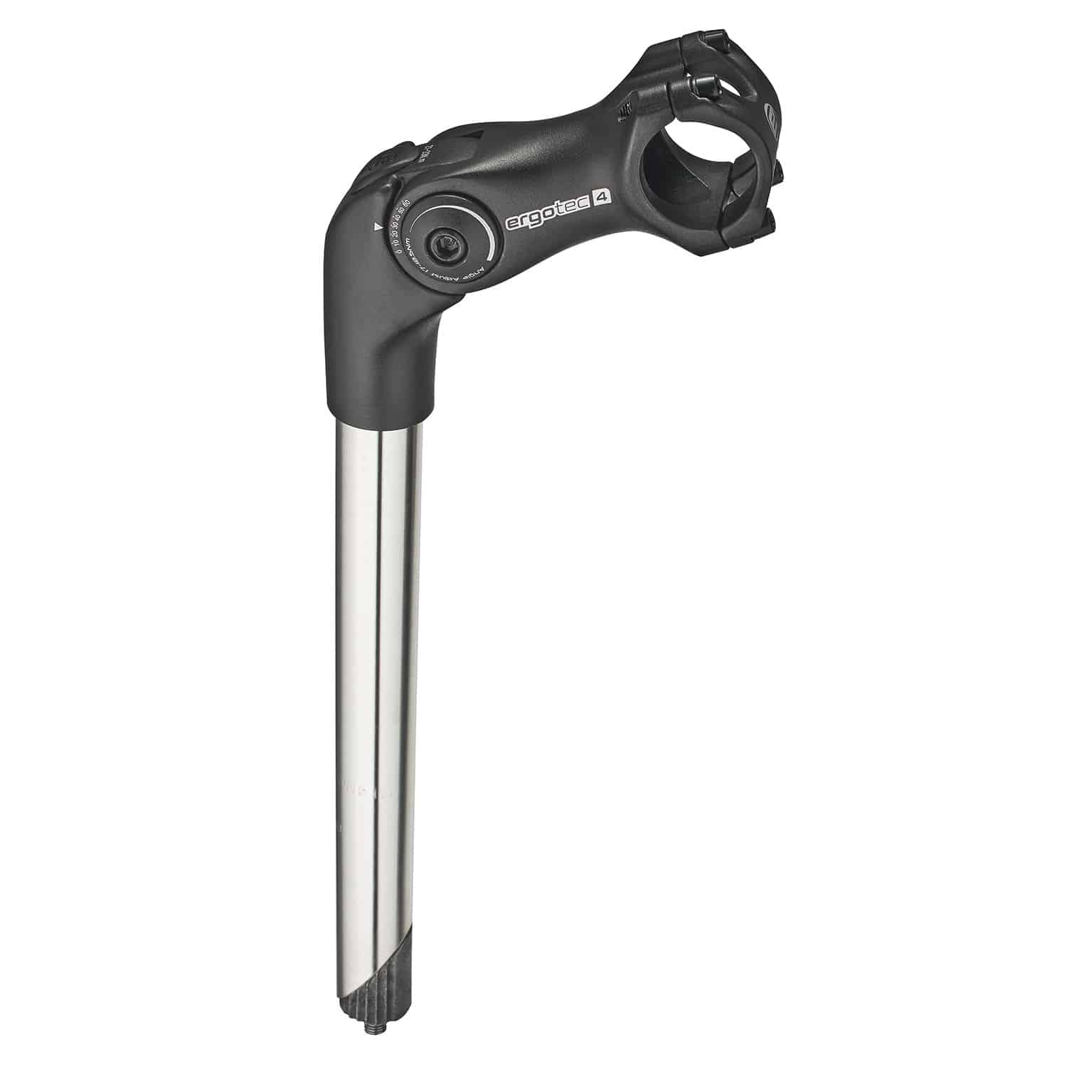 Ergotec Stuurpen OctopuS 2 Tube 25,4 Zilver/Zilver Gepolijst