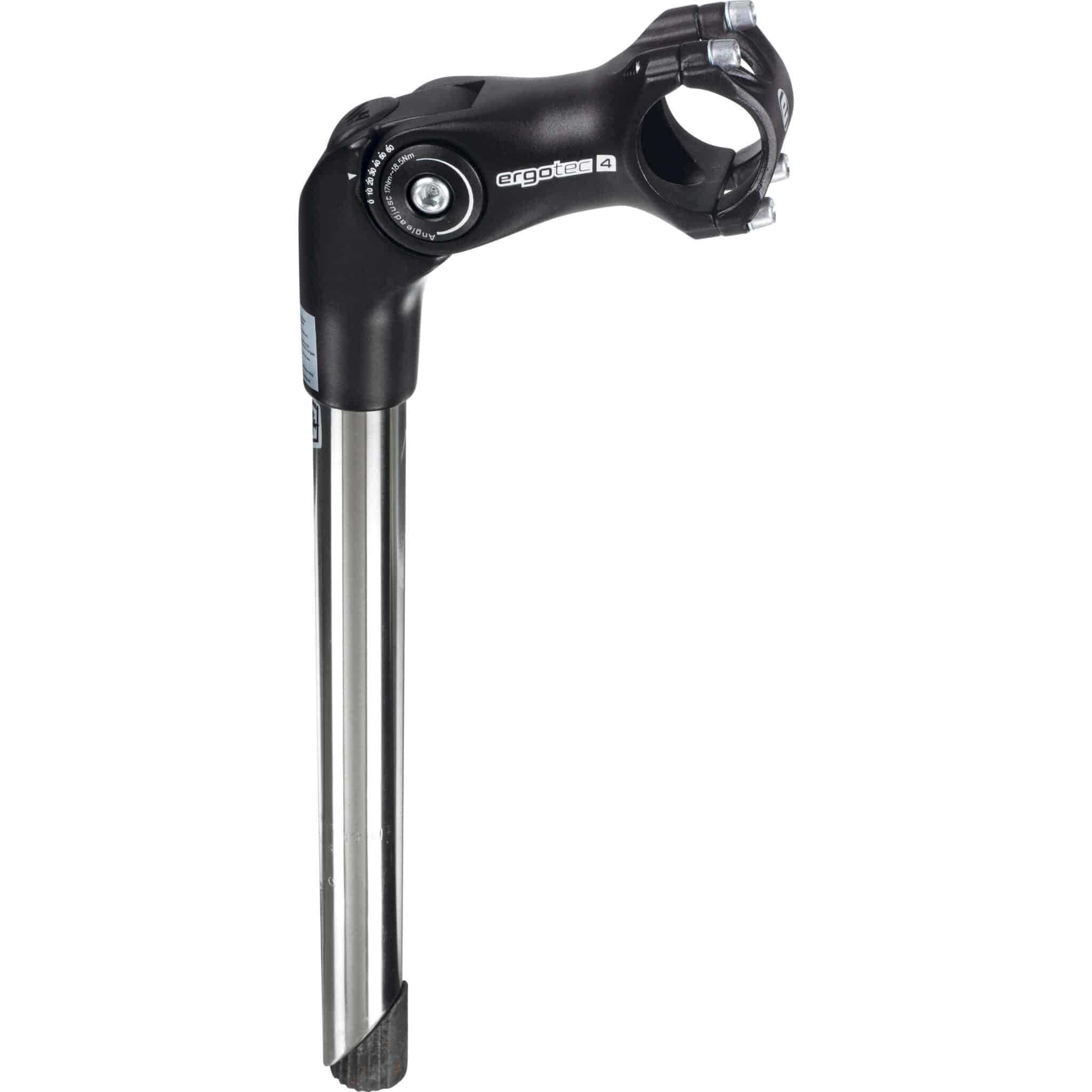 Ergotec Stuurpen OctopuS 2 Tube 25,4 Zilver/Zwart Zand