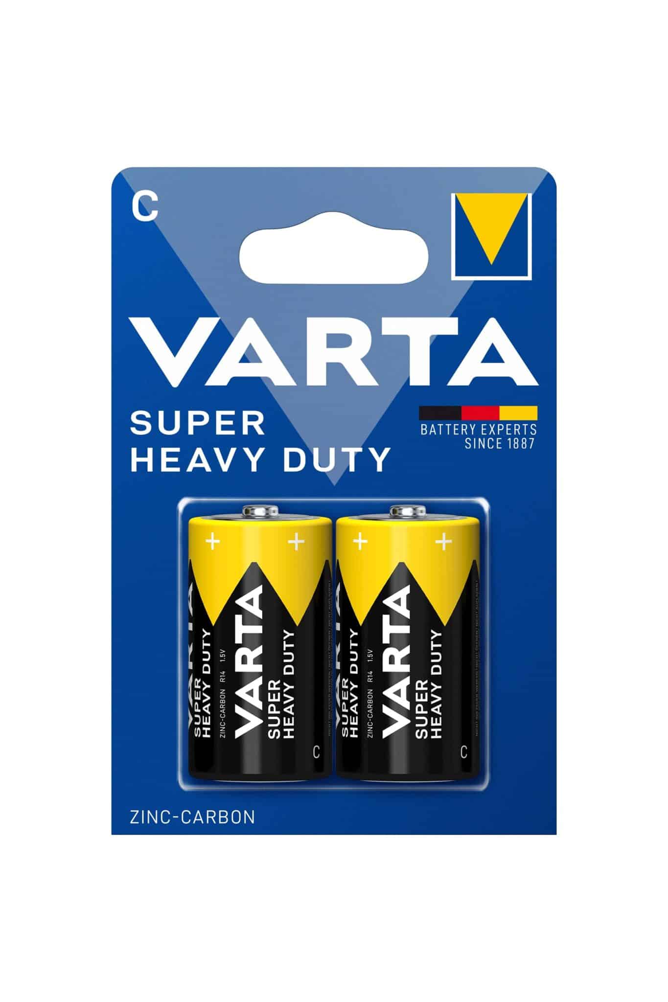 Varta batterij R14 1,5V krt (2)