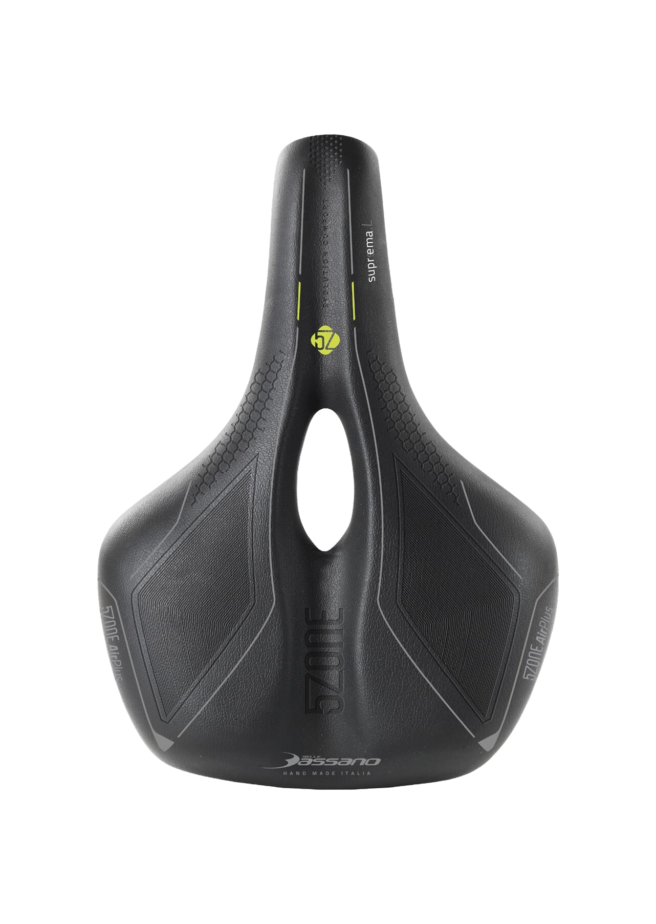 Selle Bassano zadel Suprema 5zone EL Dames zwart