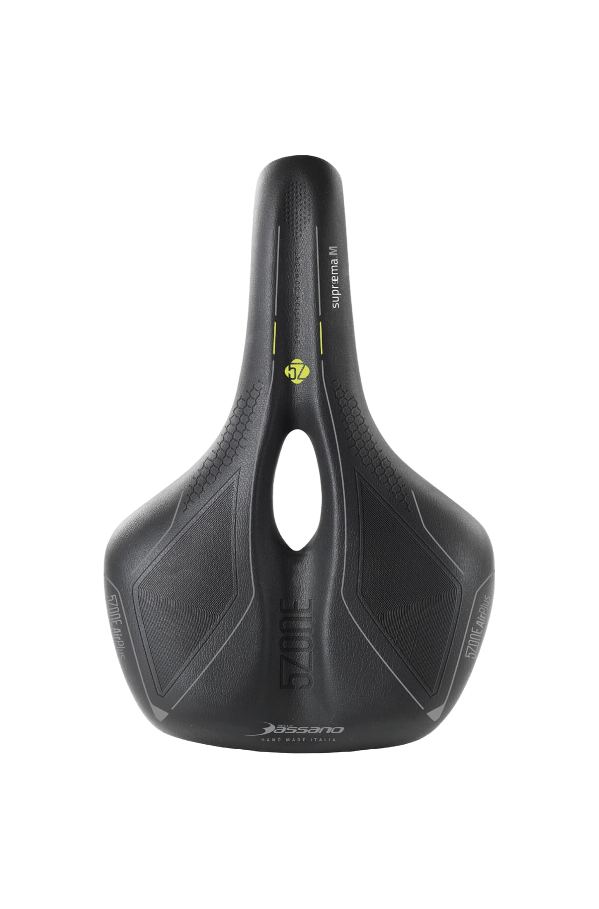 Selle Bassano zadel Suprema 5zone EL Heren zwart