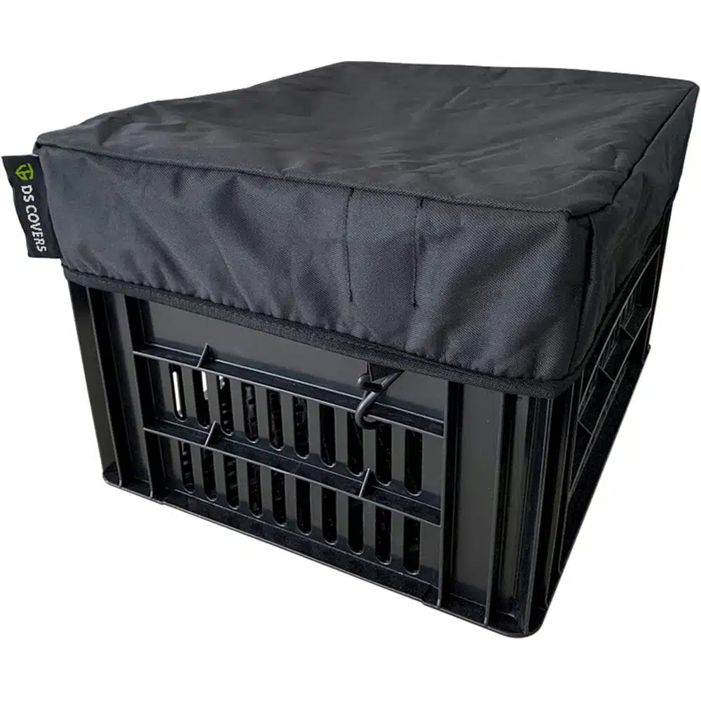 DS Covers fietskrathoes L 40x50 cm zwart - BikeBudget.nl