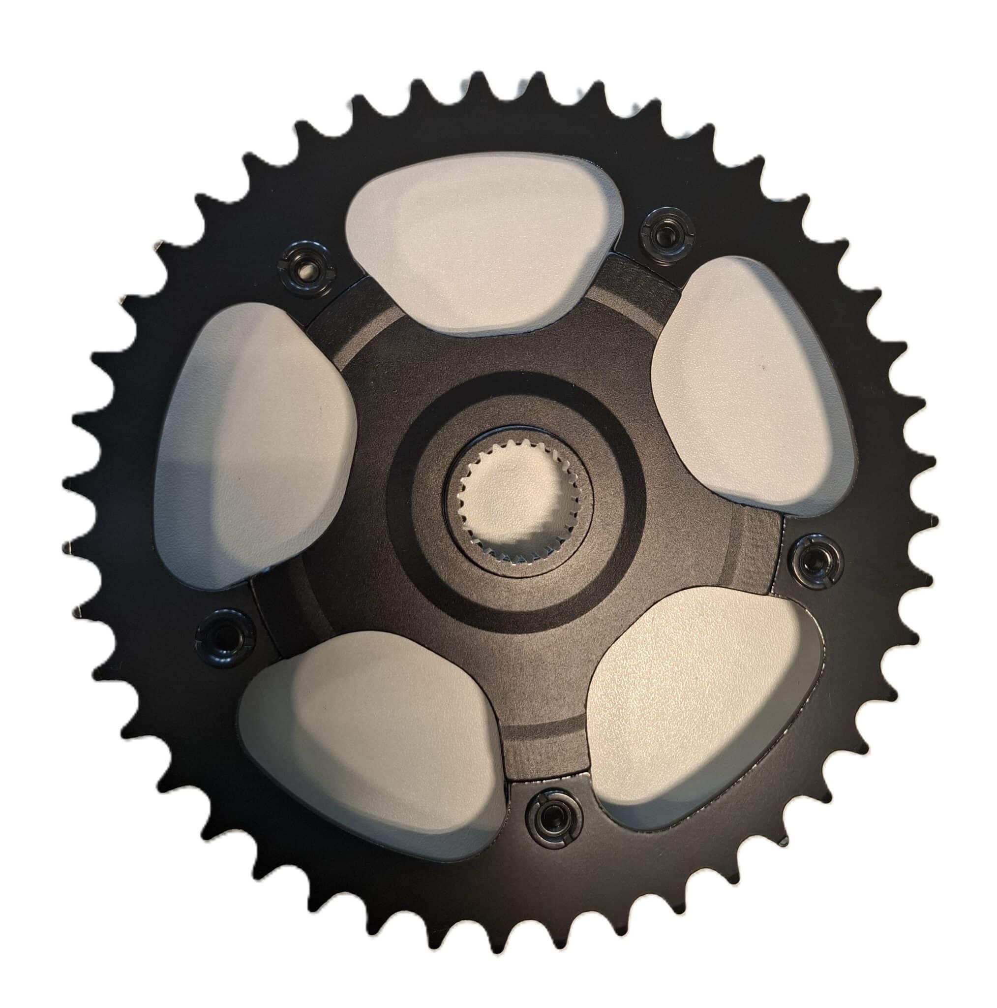 Eovolt crankstel 44t V2 24 inch zwart