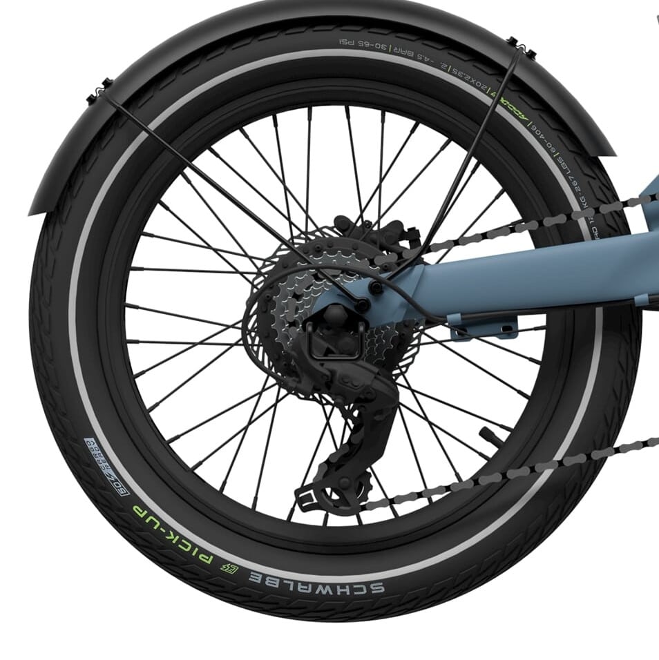 Eovolt achterwiel Morning V3 16 inch zonder schijf zwart