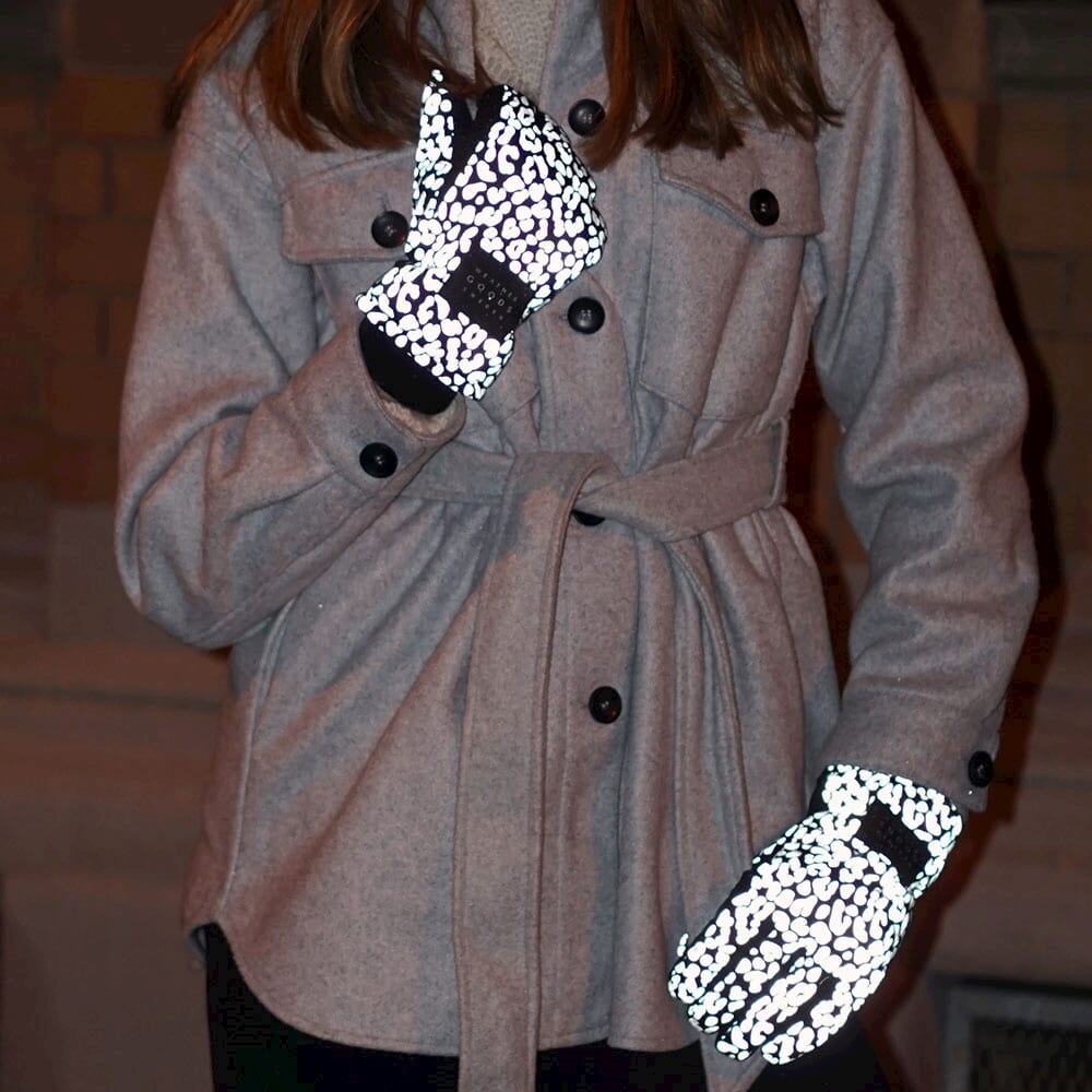 Weathergoods Sweden reflecterende handschoenen Luna Leopard L