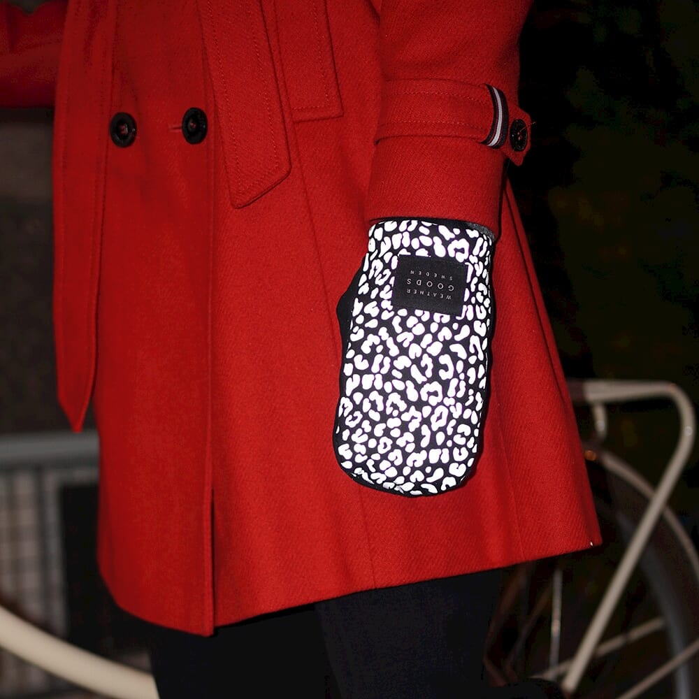 Weathergoods Sweden reflecterende wanten Luna Leopard M/L