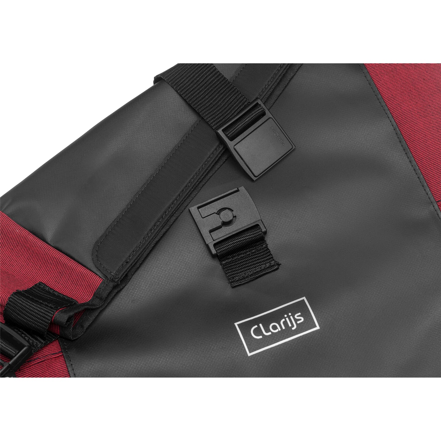Clarijs fietstas solobag 24L zwart-rood