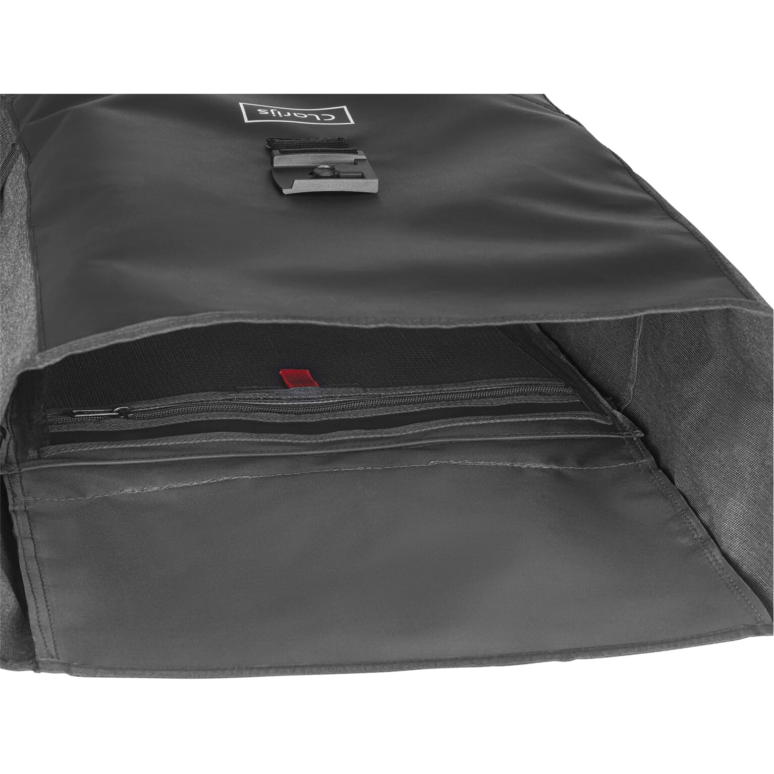 Clarijs rugtas variobag 24L zwart-grijs