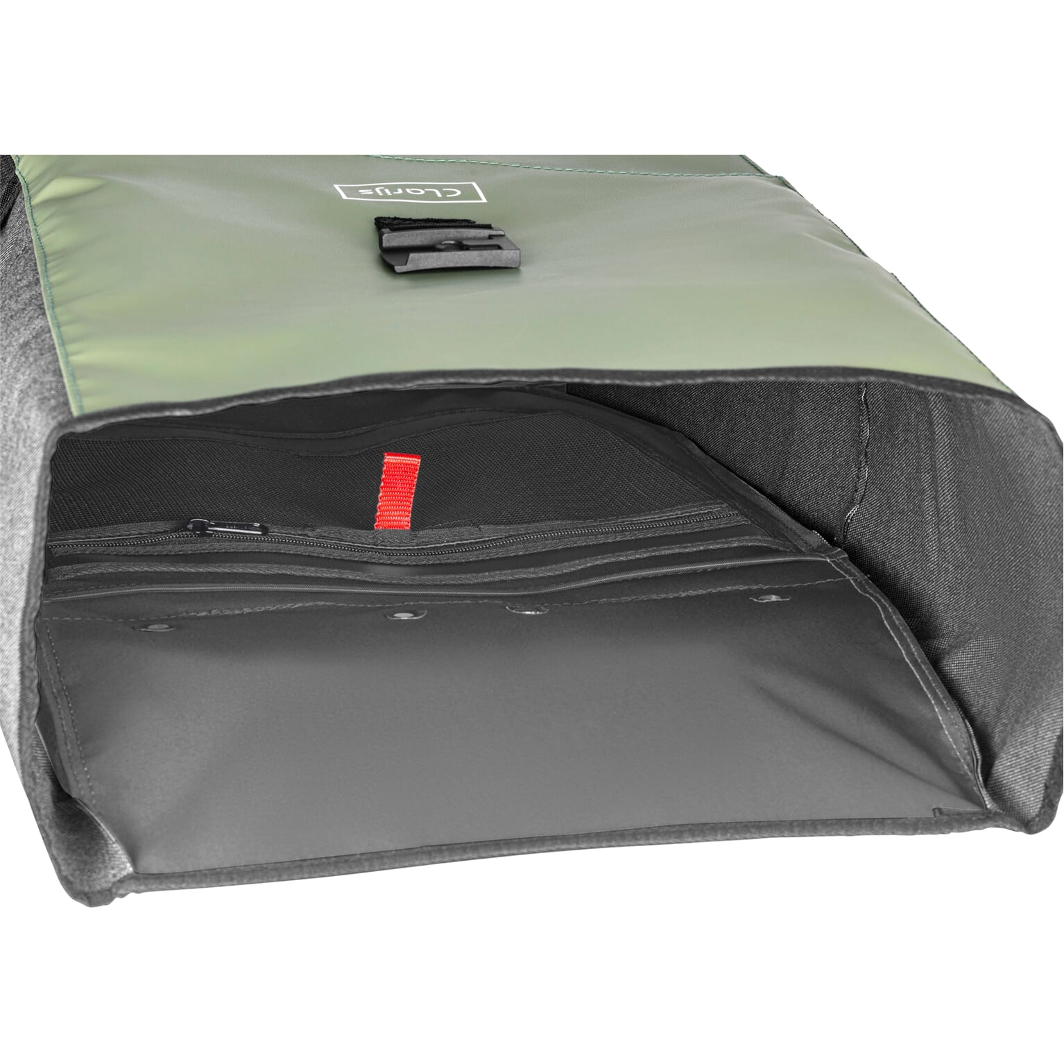 Clarijs rugtas variobag 24L olijf-grijs