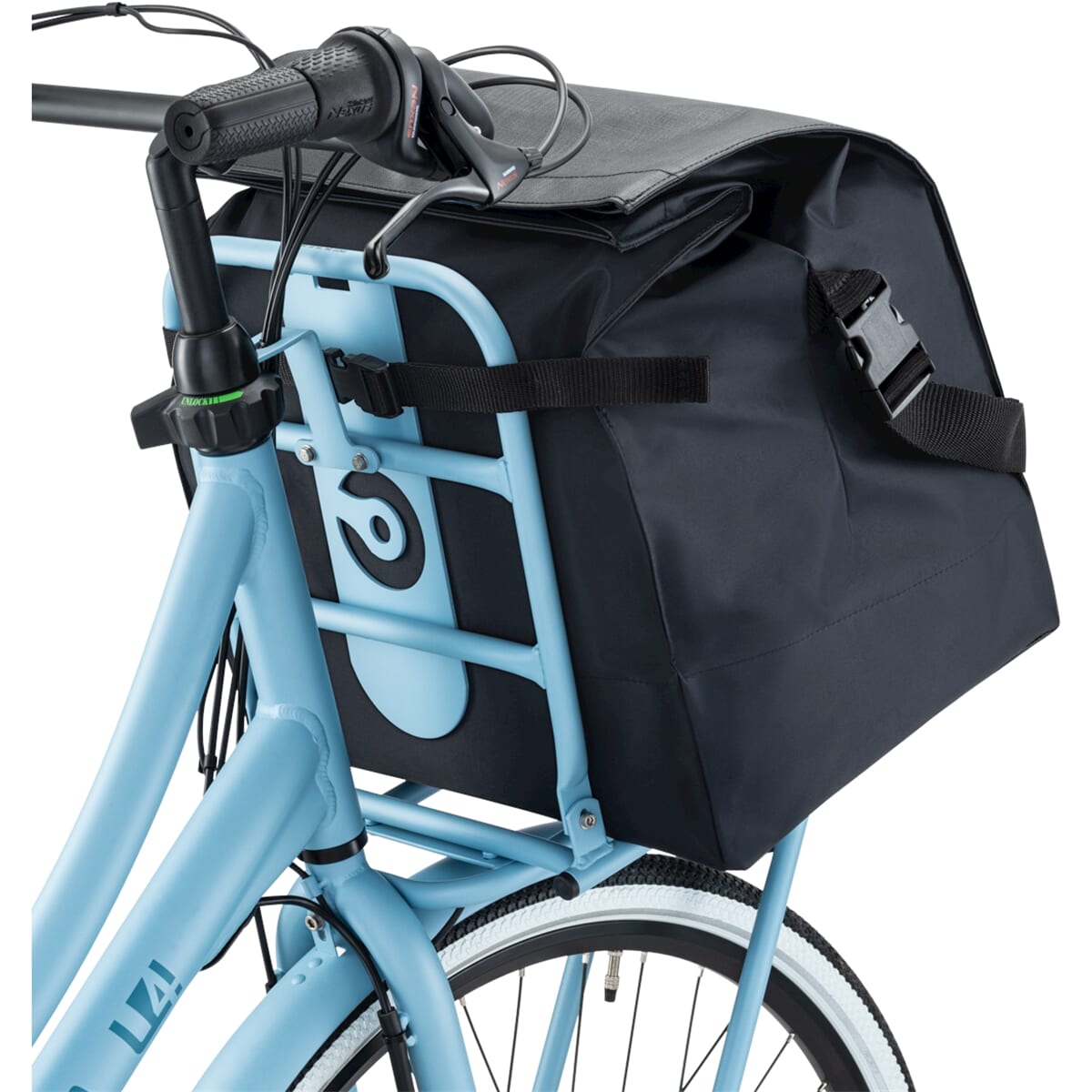 Clarijs single bikebag frontbag 30L zwart