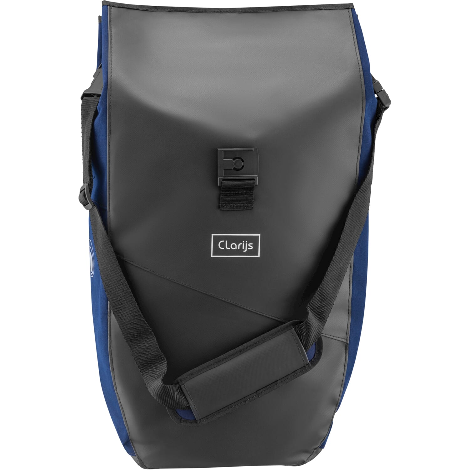 Clarijs fietstas solobag 24L zwart-blauw