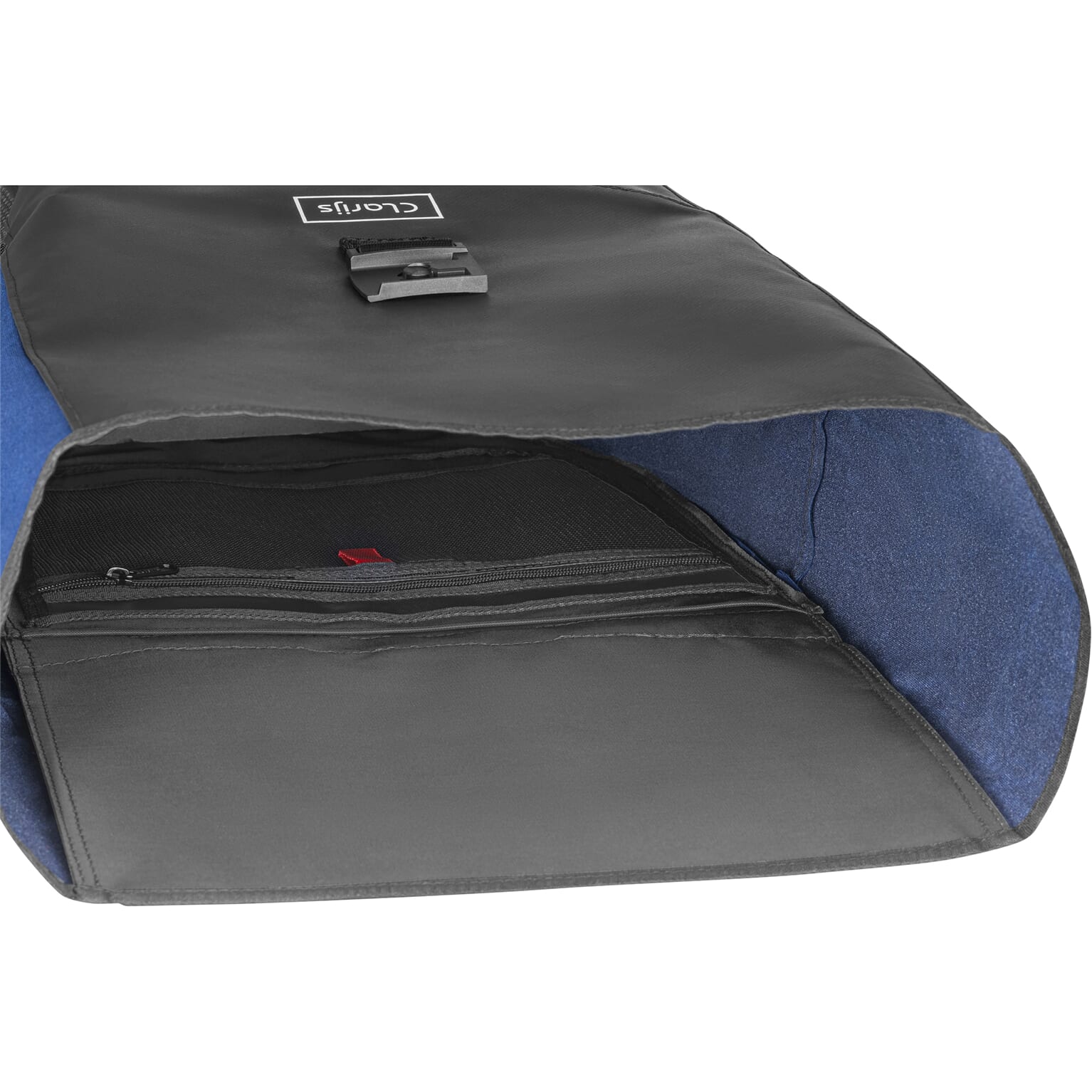 Clarijs fietstas solobag 24L zwart-blauw