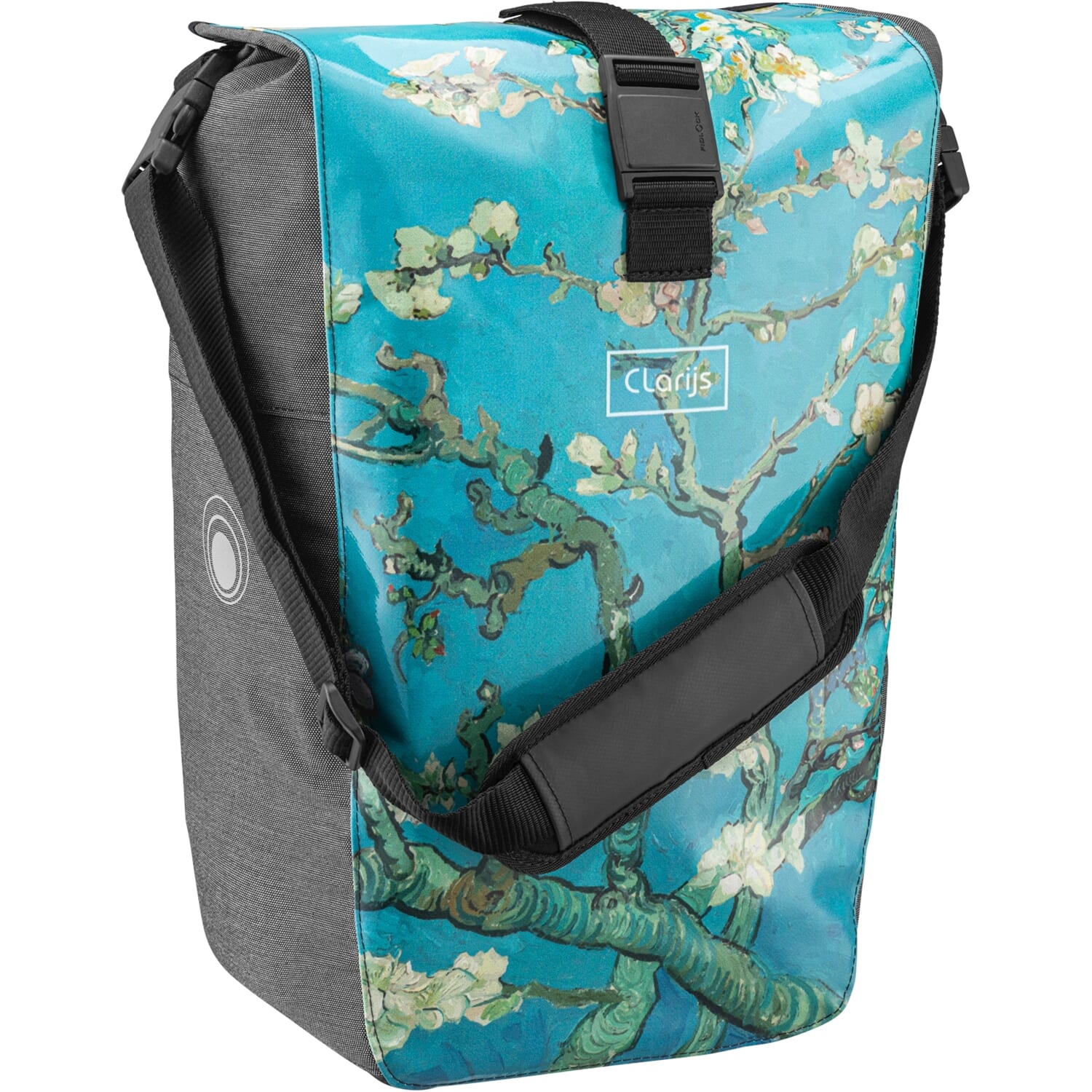 Clarijs fietstas solobag 24L Van Gogh almond blossom