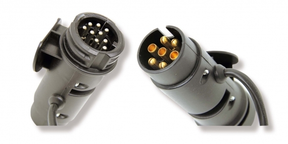 Pro-User stekker 7/13 polig gecombineerd met beschermdoppen 99250ON