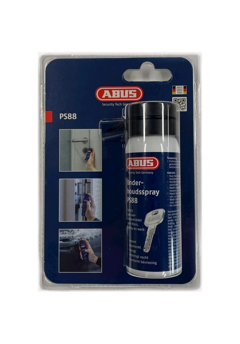 Abus onderhoudsspray PS88 op kaart