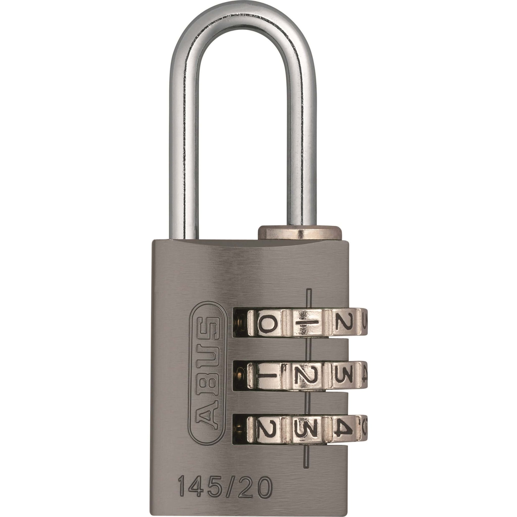 Abus cijfer hangslot 145/20 titanium