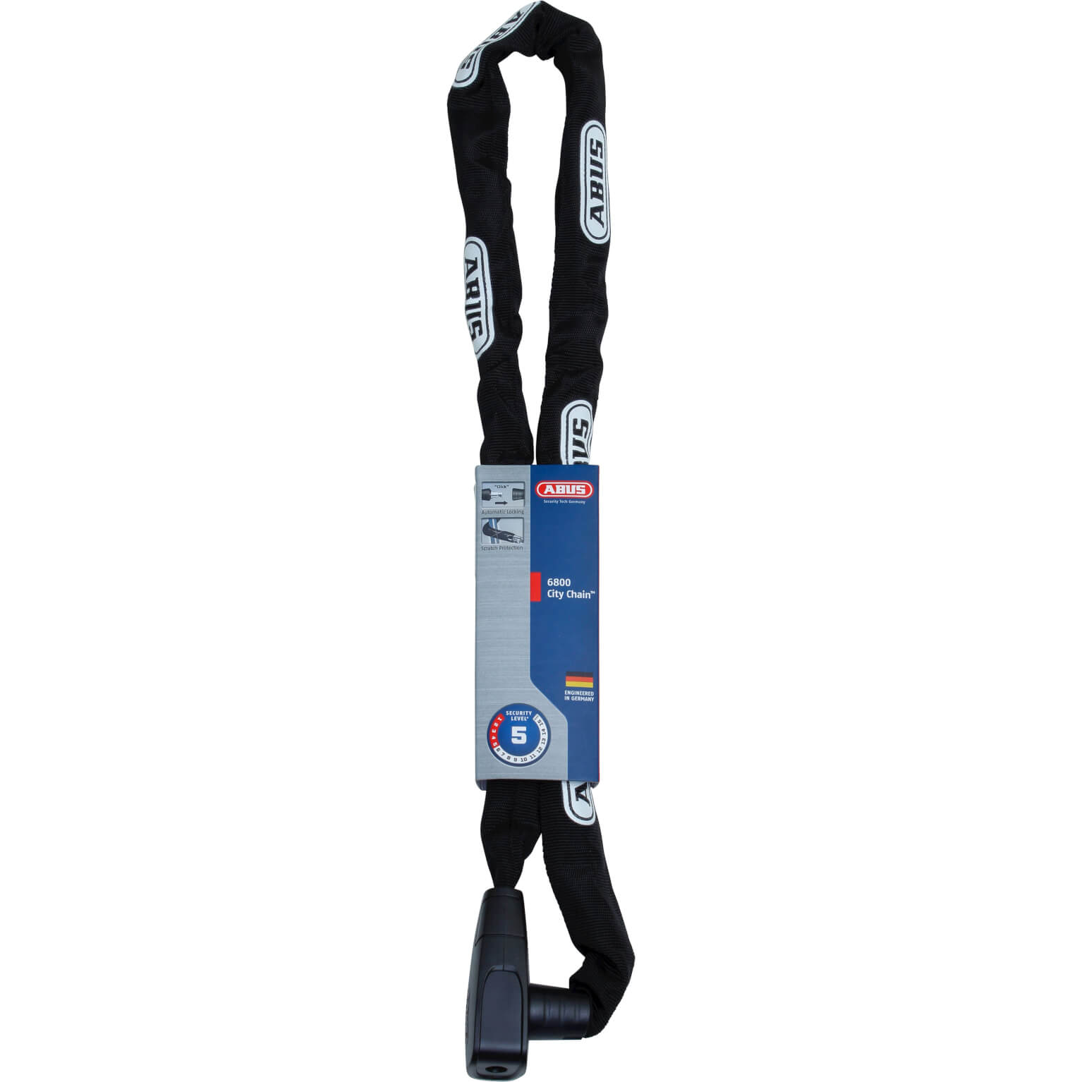 Abus Kettingslot 6800/110 2.0 CityChain - Zwart