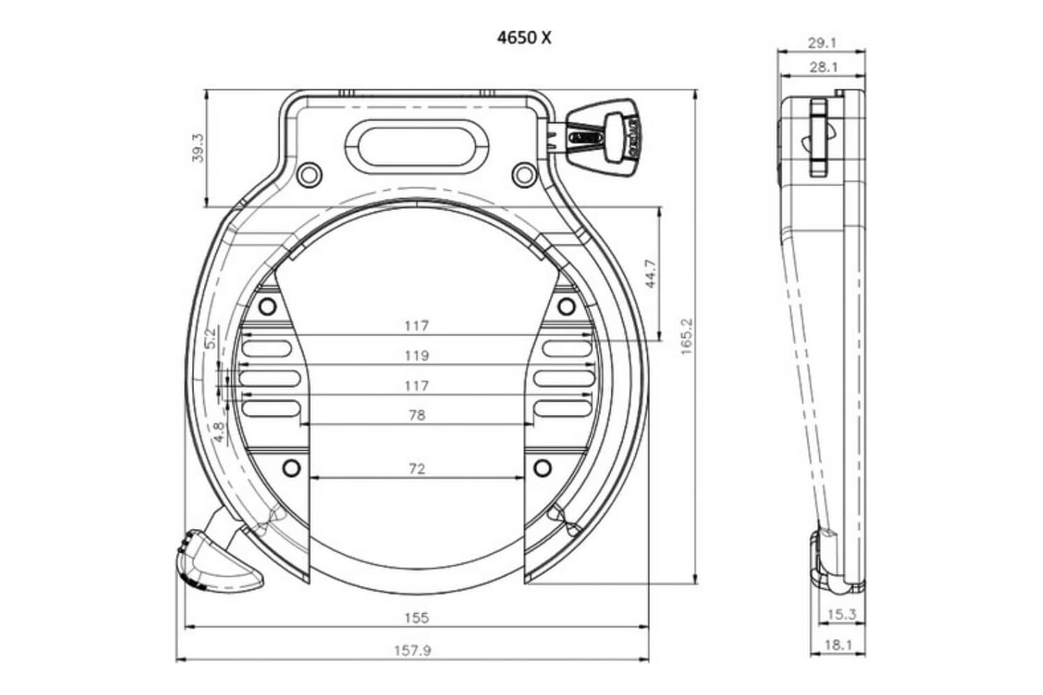Abus ringslot Amparo 2.0 4650X