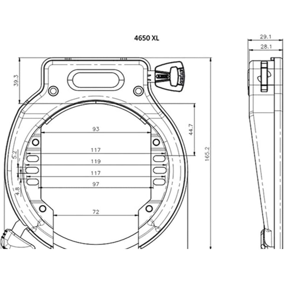 Abus ringslot Amparo 2.0 ART2 4650XL