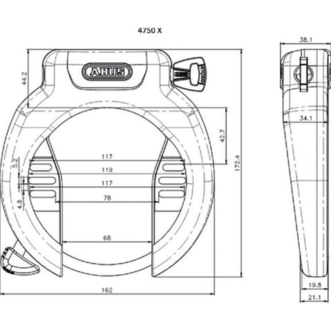 Abus ringslot Pro Amparo 4750X ART 2