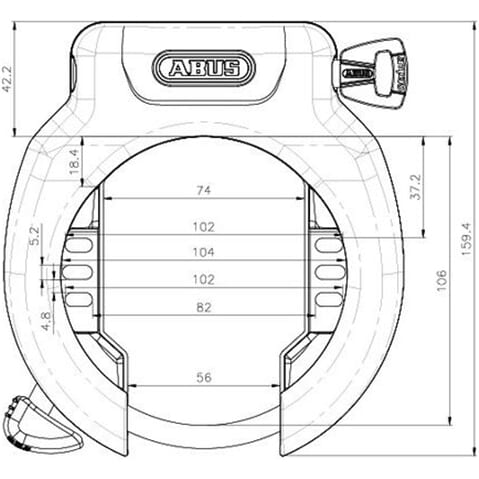 Abus ringslot Pro Amparo 4750SL ART 2