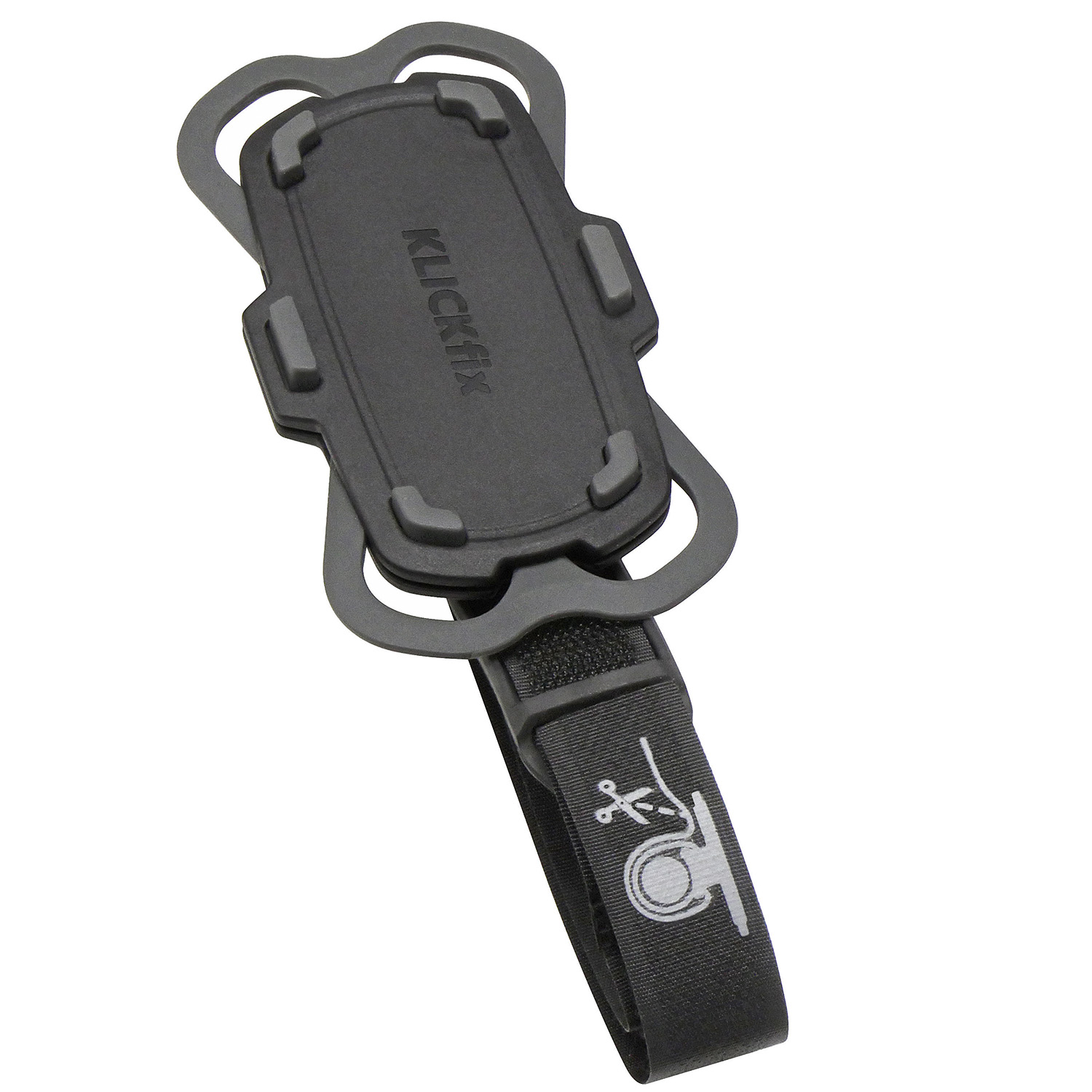 Klickfix Phonepad Loop Met Band 11X6X3.8Cm Zwart