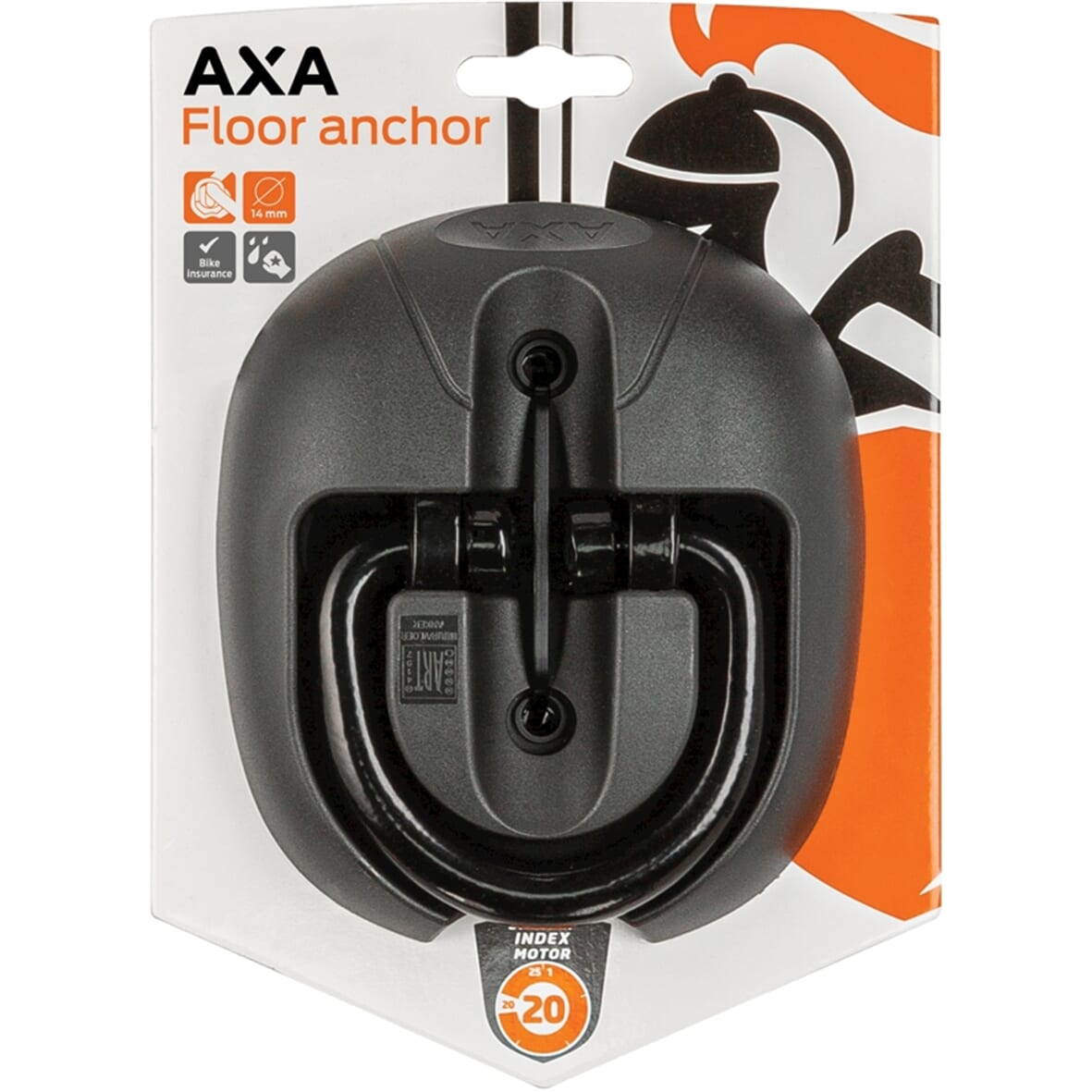 Axa muur/vloer anker ART4 grijs