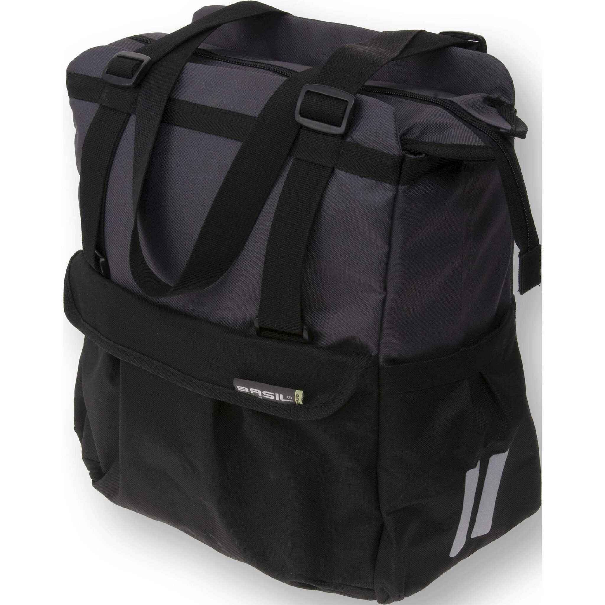 Basil shoppertas XL Zwart / Antraciet