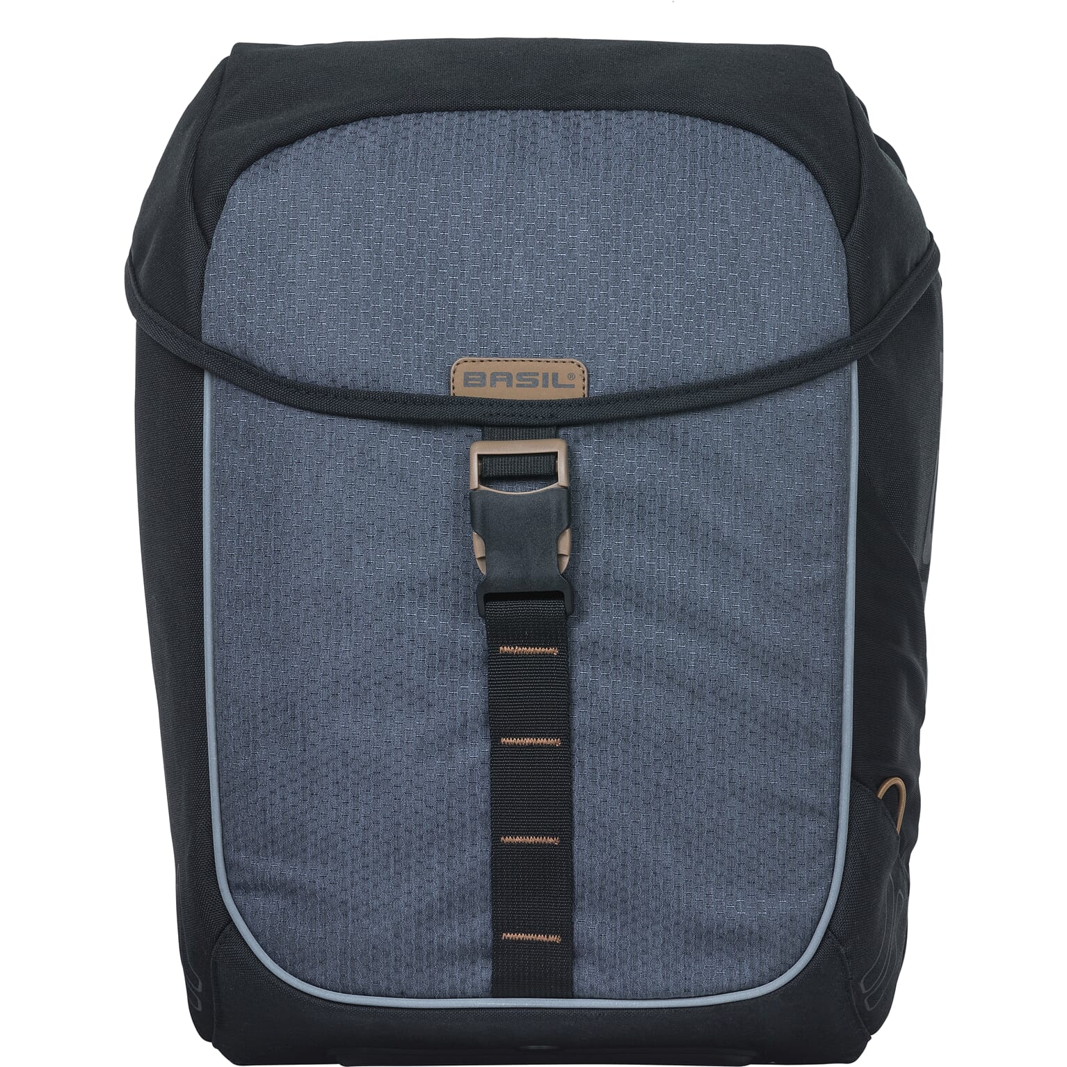 Basil fietstas dubbel Miles zwart 32L