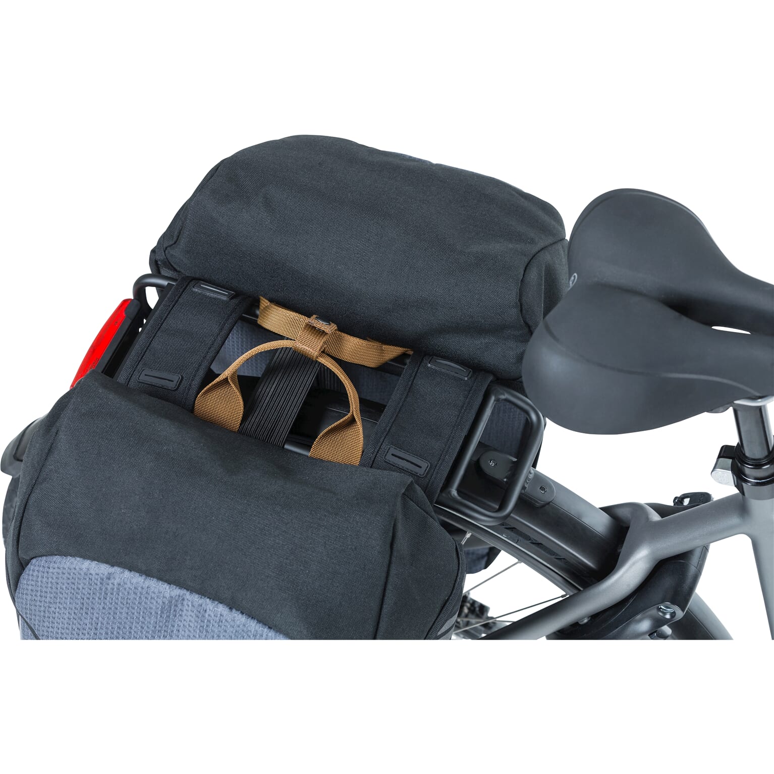 Basil fietstas dubbel Miles zwart 32L