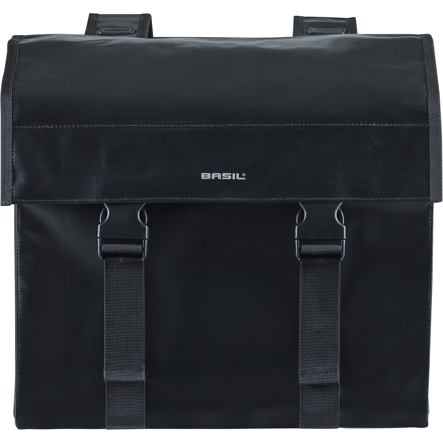 Basil fietstas dubbel Urban load zwart 48-53L