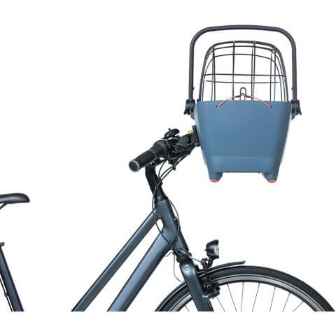 Basil draadkoepel voor Buddy, zwart