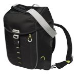 Basil rugtas Miles daypack zwart lime 17L