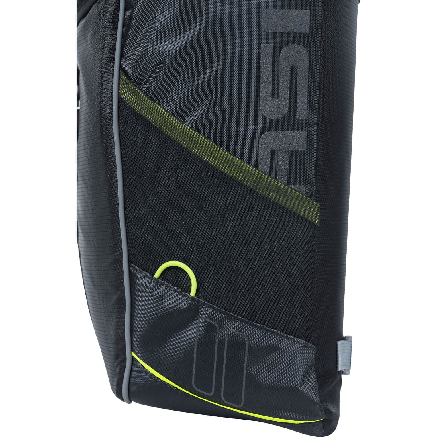 Basil fietstas dubbel Miles zwart lime 32L