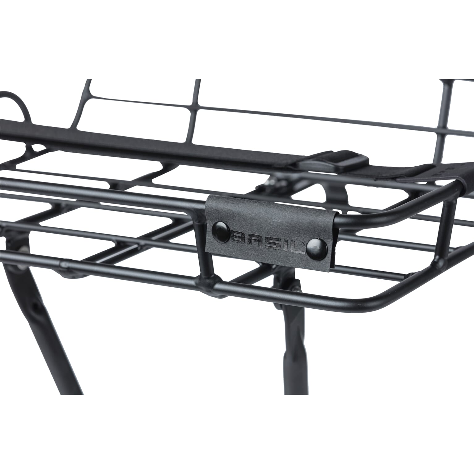 Basil voordrager Portland met rand mat zwart