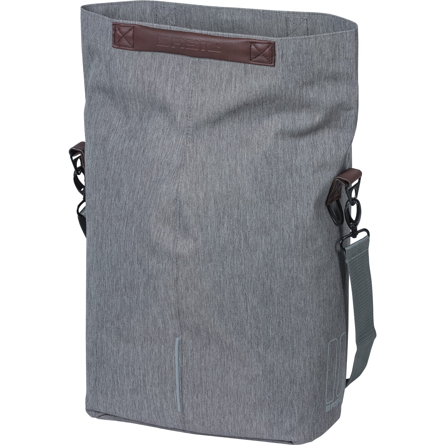 Basil shoppertas City grey melee 14-16L