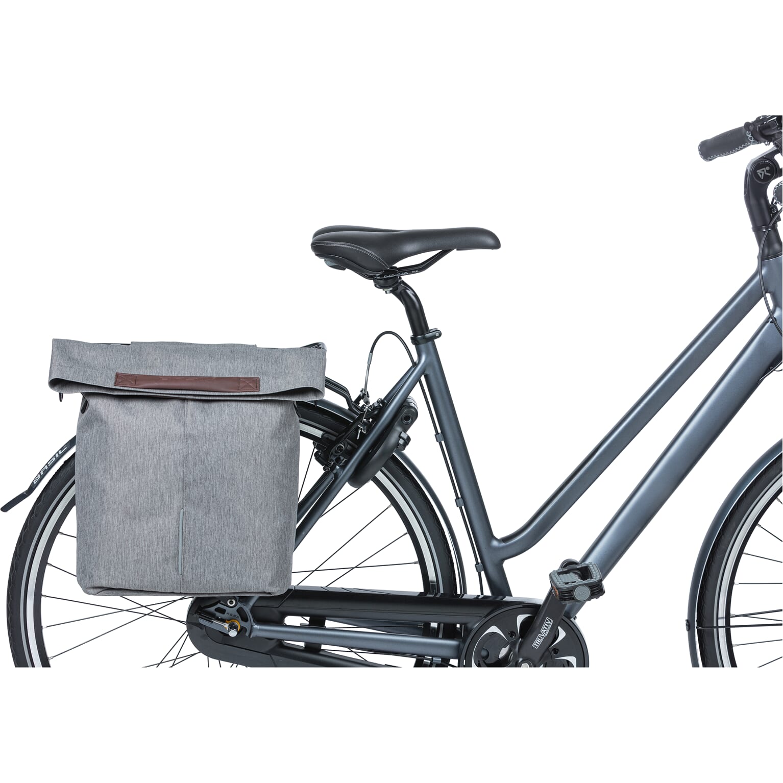 Basil shoppertas City grey melee 14-16L