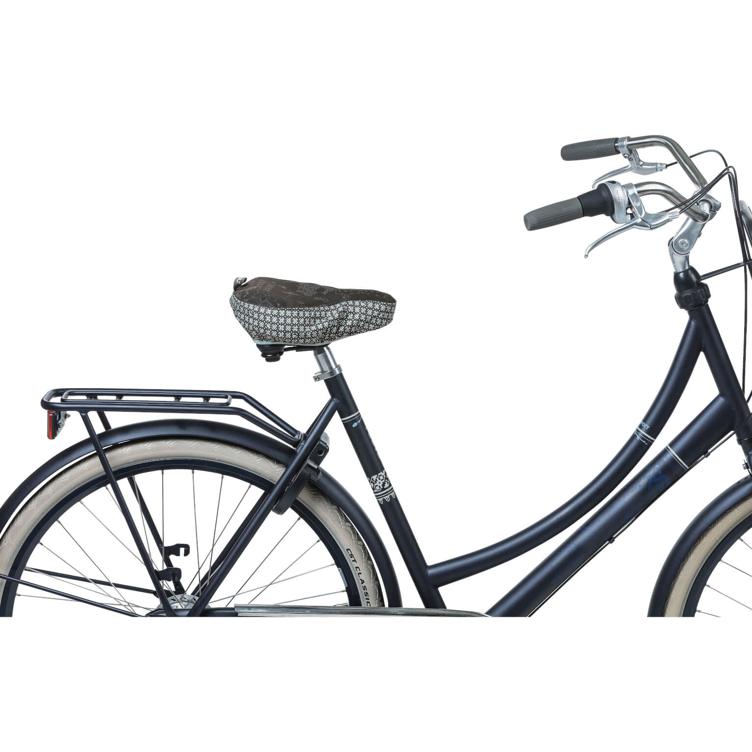 Basil zadeldek Boheme charcoal