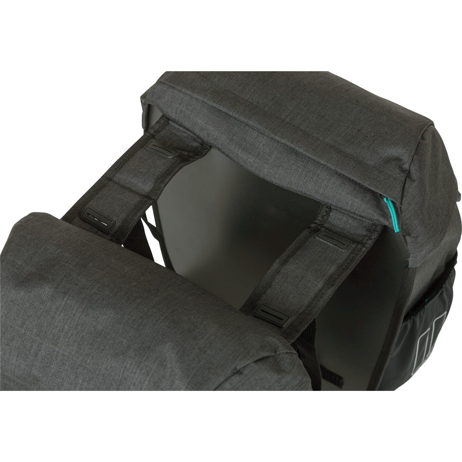 Basil fietstas dubbel Discovery 365D zwart melee 18L