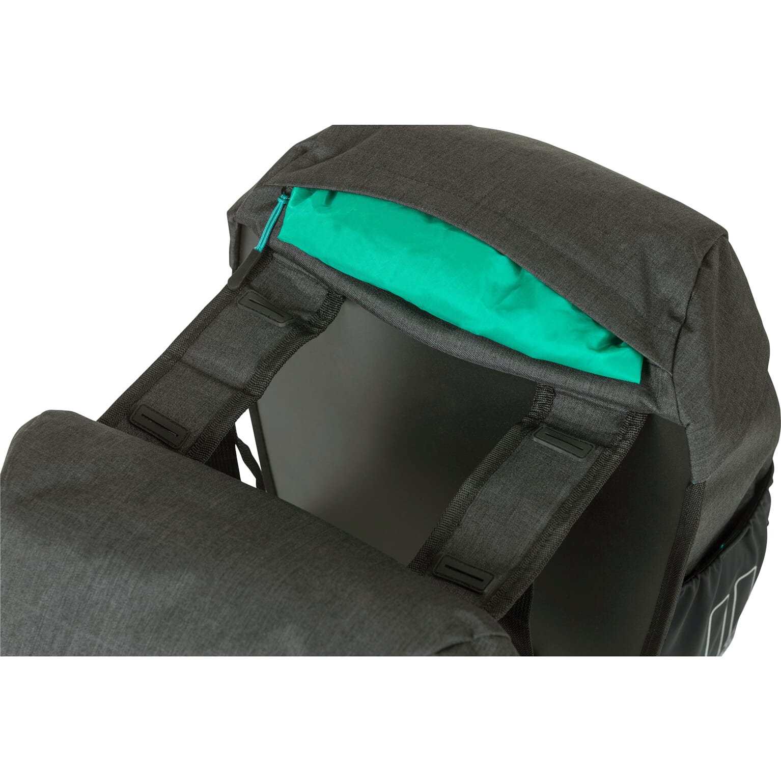 Basil fietstas dubbel Discovery 365D zwart melee 18L