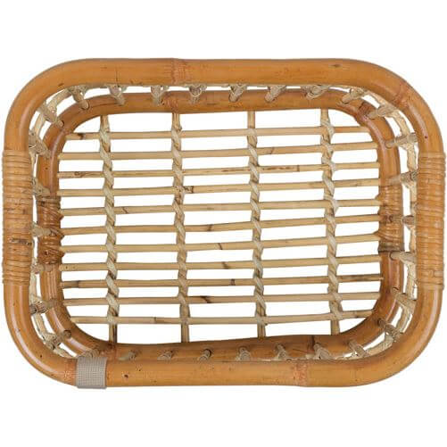 Basil mand Green Life Rotan M 18L natural bruin