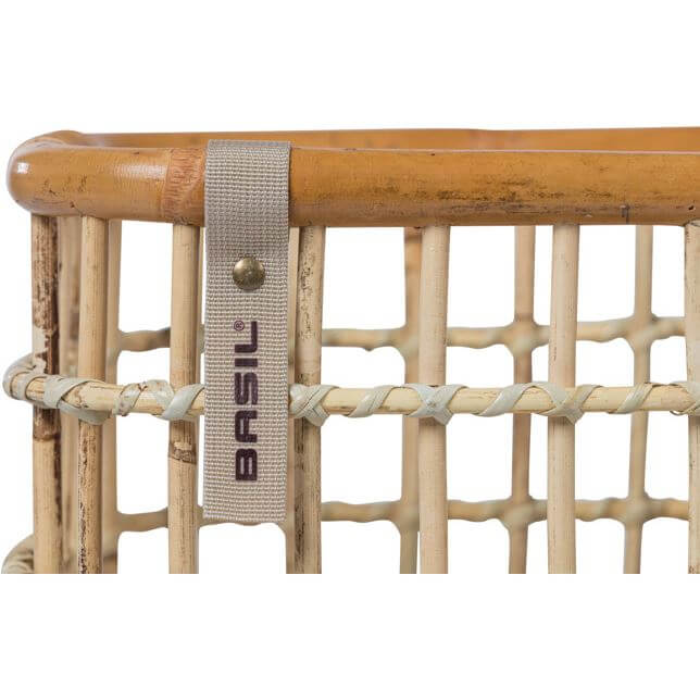 Basil mand Green Life Rotan M 18L natural bruin